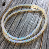 Necklace opal beads