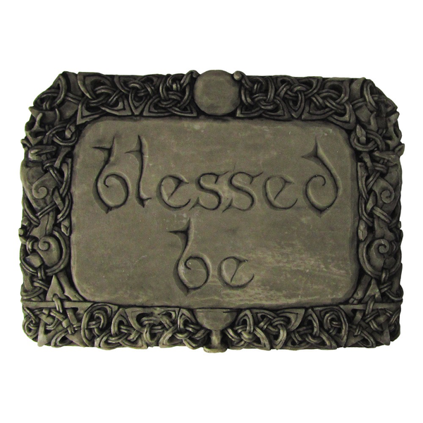 Blessed Be Stone Finish Plaque