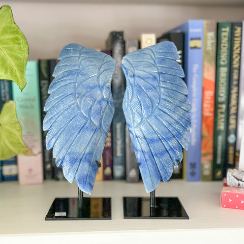 Blue Quartz wing pair