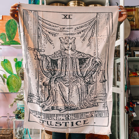 Mini tapestry - justice tarot 95x73cm